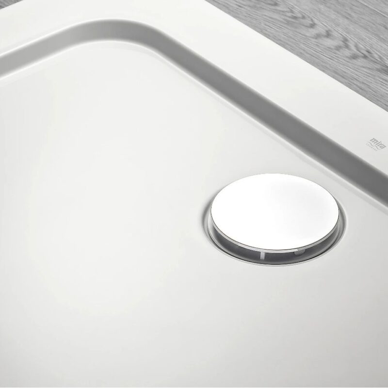 Mira Flight Low Pentagon 900x900mm 0 Upstands Shower Tray