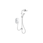 Mira Event XS Dual Outlet Thermostatic Power Shower White/Chrome