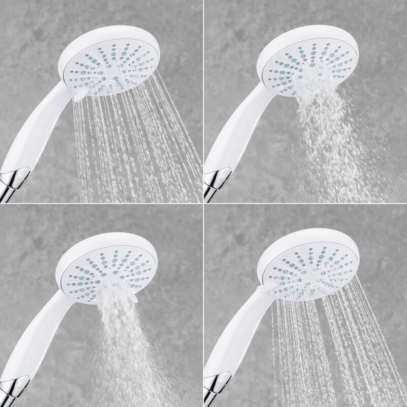 Mira Nectar 110mm Four Spray Hand Shower White