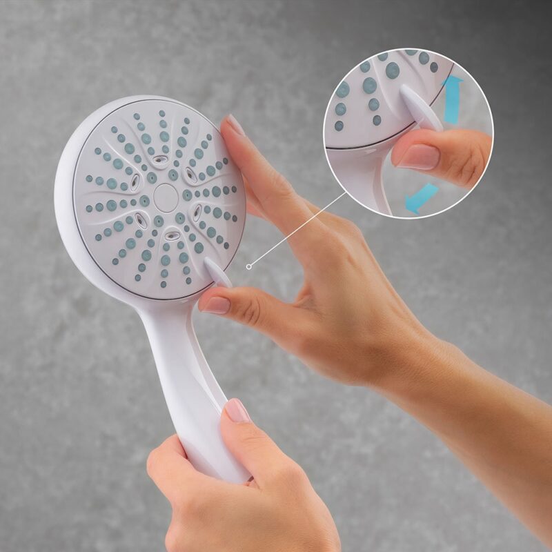Mira Nectar 110mm Four Spray Hand Shower White