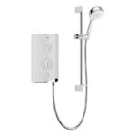 Mira Sport Manual Single Outlet 7.5kW Electric Shower White/Chrome