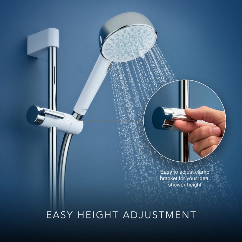 Mira Sport Manual Single Outlet 9.0kW Electric Shower White/Chrome