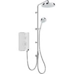 Mira Sport Manual Dual Outlet 9.0kW Electric Shower White/Chrome