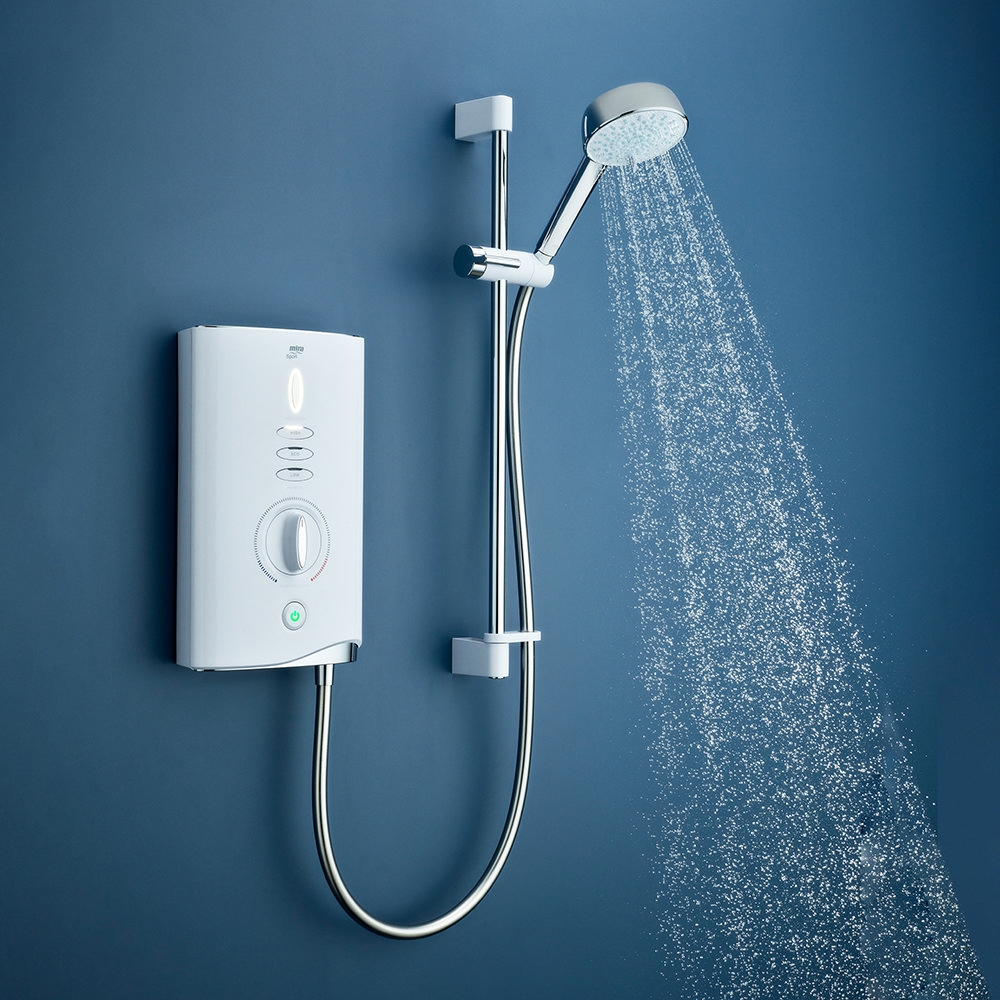 Mira Sport Max Single Outlet 10.8kW Electric Shower White/Chrome