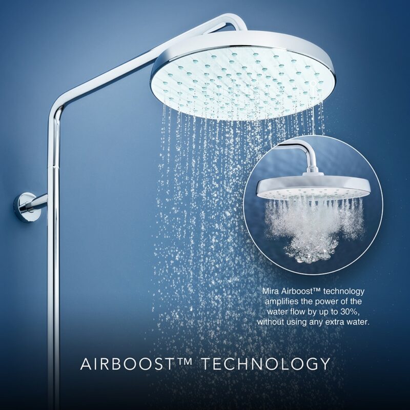 Mira Sport Max Dual Outlet 9.0kW Electric Shower White/Chrome
