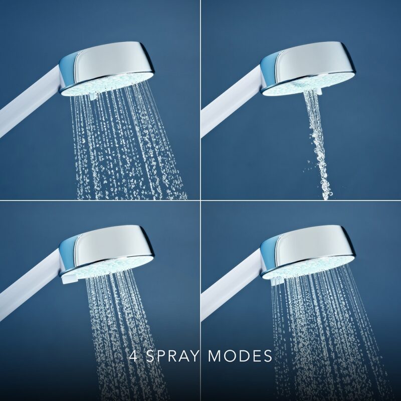 Mira Sport Single Outlet 9.0kW Thermostatic Electric Shower White/Chrome