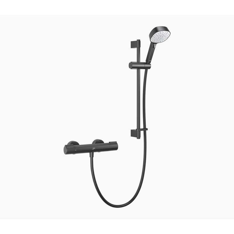 Mira Relate Exposed Mixer Shower Matt Black Mira Relate Exposed Mixer Shower Matt Black