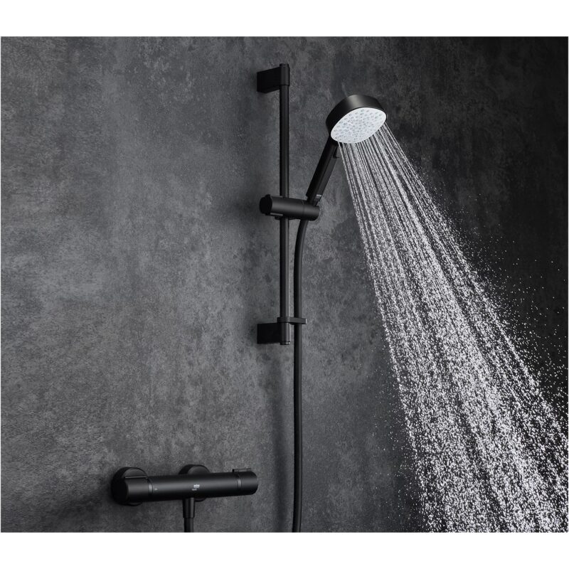 Mira Relate Exposed Mixer Shower Matt Black