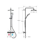 Mira Relate ERD Thermostatic Mixer Shower Matt Black