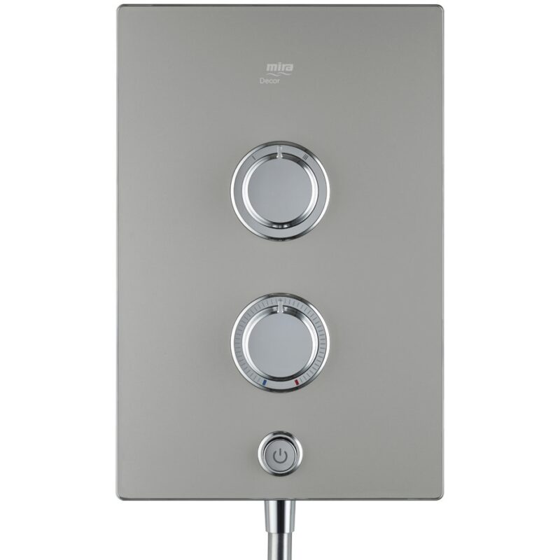Mira Decor Dual 10.8kW Electric Shower Warm Silver