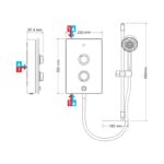 Mira Decor 8.5kW Electric Shower Black Onyx