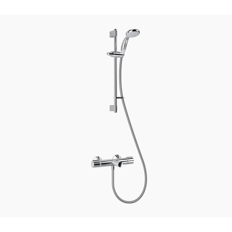 Mira React Wall Mounted Bath Shower Mixer Chrome Mira React Wall Mounted Bath Shower Mixer Chrome