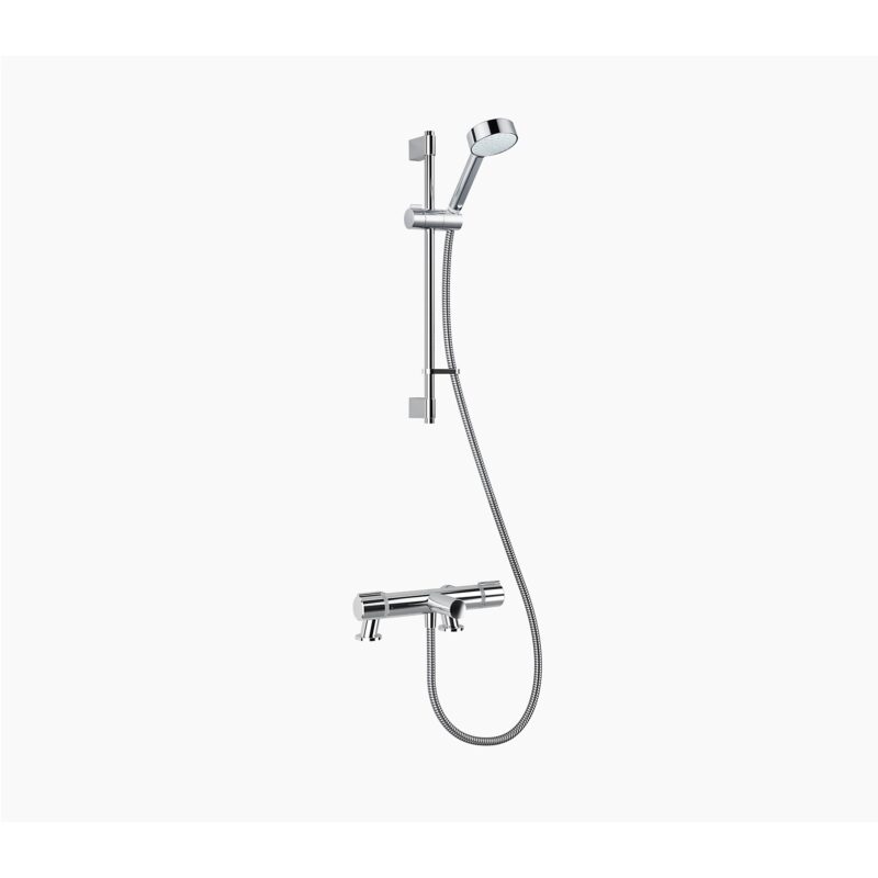 Mira React Thermostatic Bath/Shower Mixer Tap Chrome