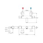 Mira React Deck Bath/Shower Mixer Valve Only