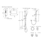 Mira Activate Single Ceiling-Fed High Pressure/Combi Digital Shower