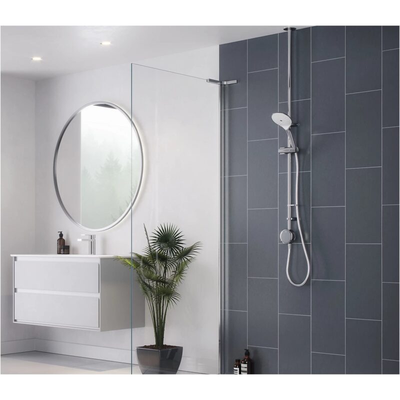 Mira Activate Single Pumped Ceiling-Fed Digital Shower