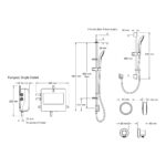 Mira Activate Single Pumped Ceiling-Fed Digital Shower
