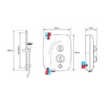 Mira Elite SE 9.8kW Pumped Electric Shower