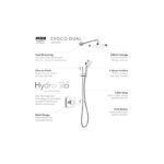 Mira Evoco Dual Mixer Shower with Adjustable & Fixed Heads Chrome