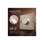 Mira Evoco Dual Shower with Adjustable & Fixed Heads Brushed Nickel