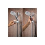 Mira Evoco Dual Bathfill Thermostatic Shower with Adjustable Head Chrome