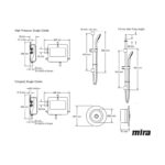 Mira Mode Rear Fed Digital Shower High Pressure