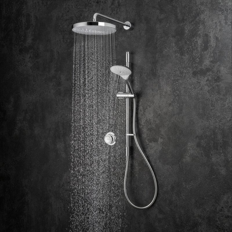 Mira Mode Dual Rear Fed Digital Shower High Pressure