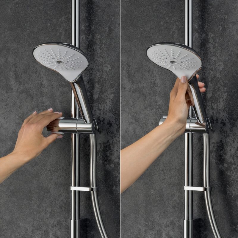 Mira Mode Rear Fed Digital Shower with Bath Filler High Pressure