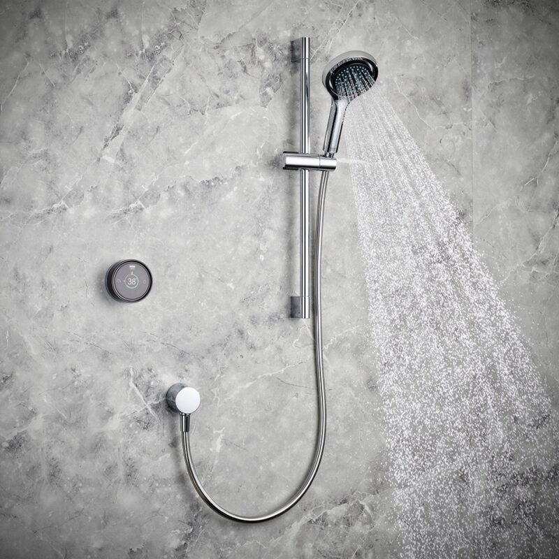 Mira Platinum Single Outlet Rear Fed Digital Shower High Pressure