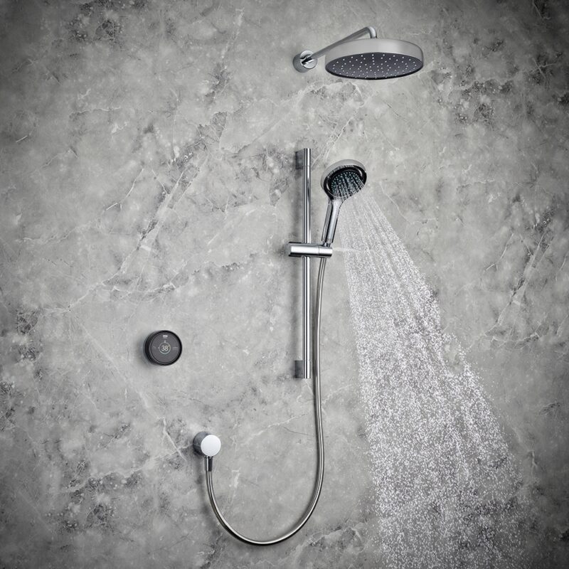 Mira Platinum Dual Outlet Rear Fed Digital Shower High Pressure