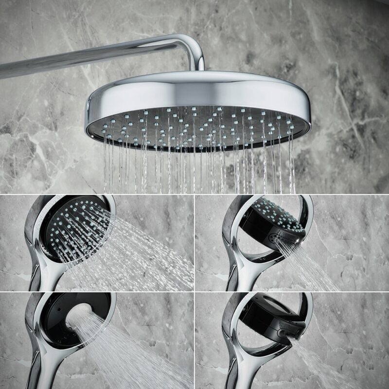 Mira Platinum Dual Outlet Rear Fed Digital Shower High Pressure