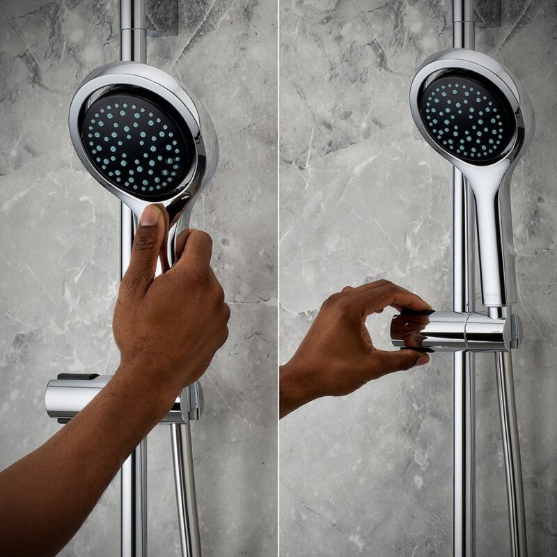 Mira Platinum Wall/Rear Fed Shower Kit
