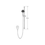 Mira Platinum Wall/Rear Fed Shower Kit