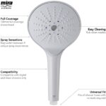 Mira Switch 130mm Four Spray Hand Shower White