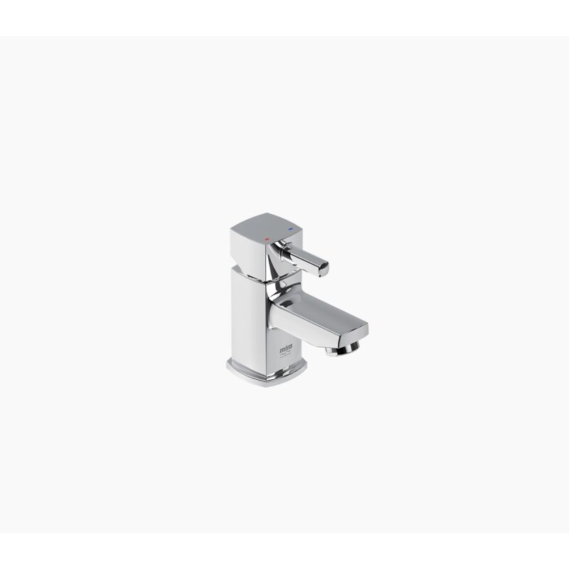 Mira React Mini Basin Mixer Tap with Waste Chrome Mira React Mini Basin Mixer Tap with Waste Chrome