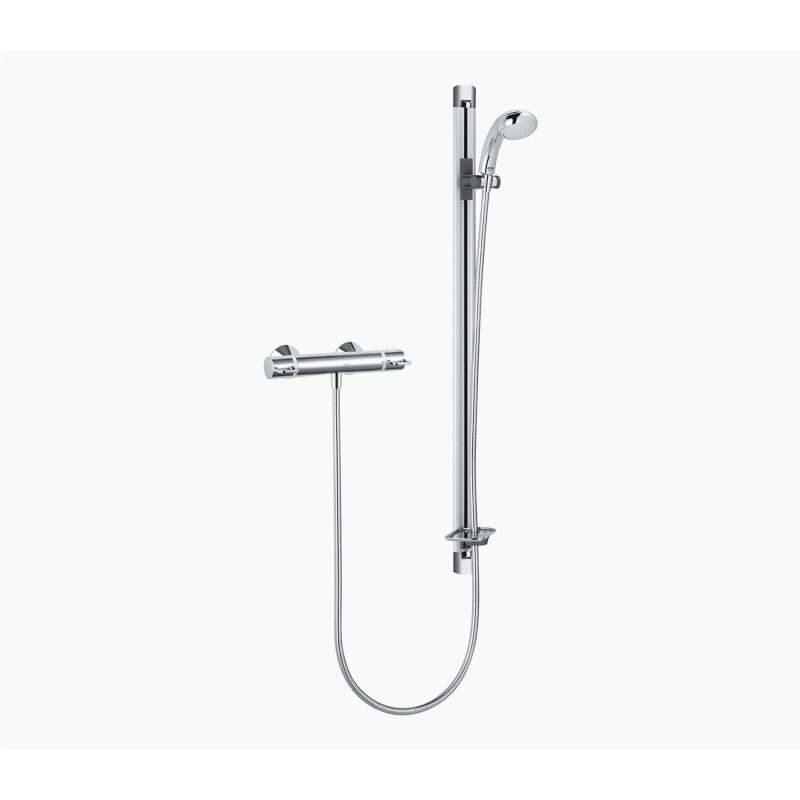 Mira Assist Bar Shower Valve & Flex Shower Kit Chrome Mira Assist Bar Shower Valve & Flex Shower Kit Chrome