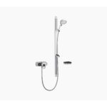 Mira Select Flex Exposed Mixer Shower Chrome/White