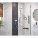 Mira Select Flex Exposed Mixer Shower Chrome/White