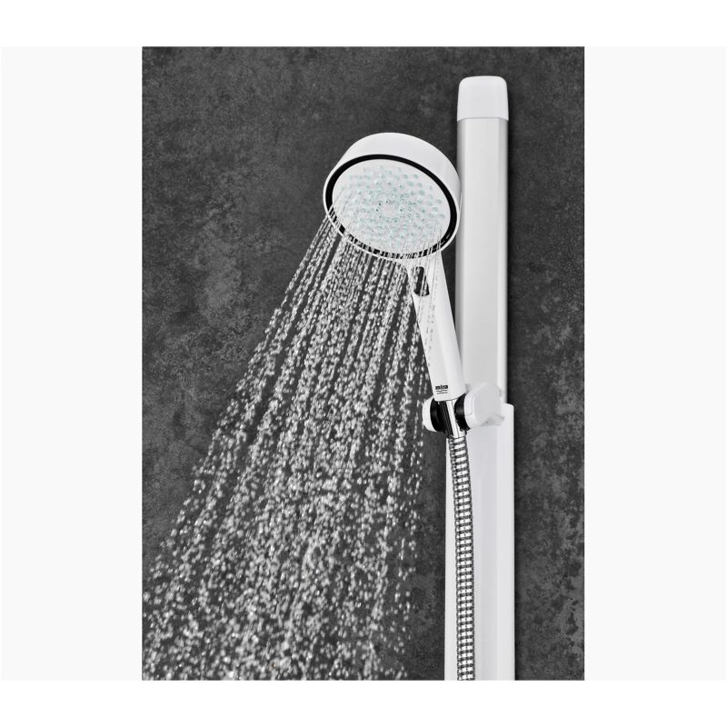 Mira Select Flex Exposed Mixer Shower Chrome/White