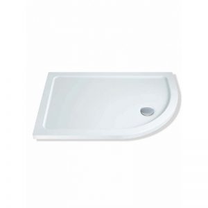 MX Elements 900 x 800mm Offset Quad Right Shower Tray & Waste