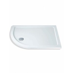 MX Elements 1200 x 900mm Offset Quad Left Shower Tray & Waste