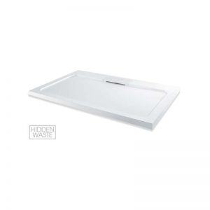 MX Expressions 1000 x 800mm ABS Stone Shower Tray & Waste