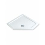 MX Elements 900 x 900mm Pentagon Shower Tray & 90mm Waste