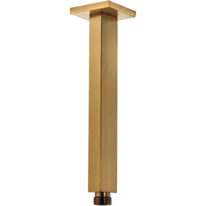 Niagara Square Ceiling Shower Arm Brushed Brass