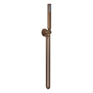 Nuie Brushed Bronze Shower Handset Kit Round