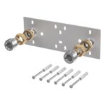 Nuie 200mm Chrome Fast-Fit Bracket for Bar Thermostats