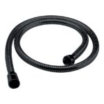 Nuie 1.5m Matt Black Double Lock Shower Flex