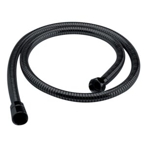 Nuie 1.5m Matt Black Double Lock Shower Flex