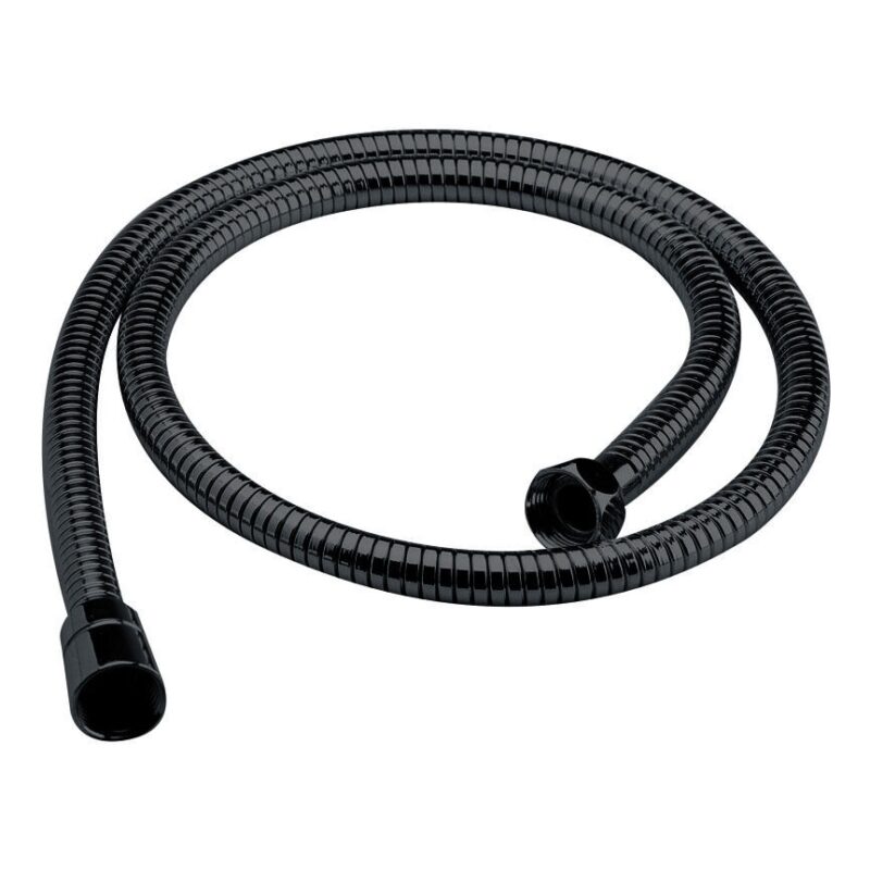 Nuie 1.5m Matt Black Double Lock Shower Flex Nuie 1.5m Matt Black Double Lock Shower Flex