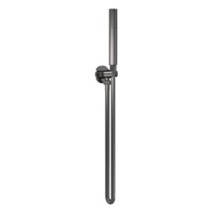Nuie Brushed Pewter Round Shower Handset Kit